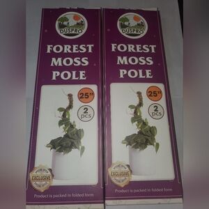 Duspro Forest Moss Pole 25" 2pcs - 2 Sets